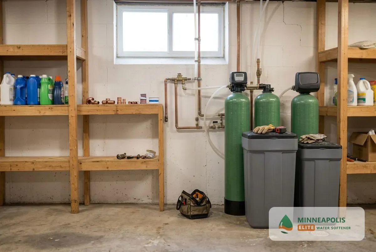 Water softener systems Minneapolis MN installed salt-based softener